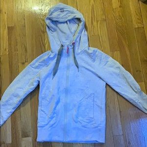 Lululemon grey zip up hoodie